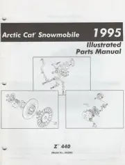 1995 ARCTIC CAT SNOWMOBILE Z 440 PARTS MANUAL 2255-157 (251)