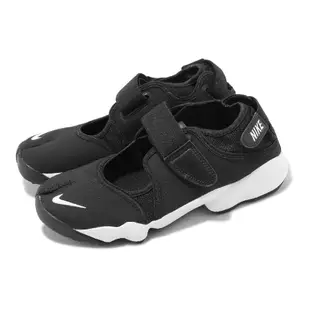 Nike 耐吉 忍者鞋 Wmns Air RIFT BR 女鞋 黑 白 分趾鞋 休閒鞋 魔鬼氈 日系 DN1338-003