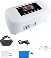 Medicine Refrigerator 2-8℃ Insulin Cooler Portable Medication Fridge Cooling Box Mini Diabetic Drugs Organizer Case Intelligent Constant Temperature
