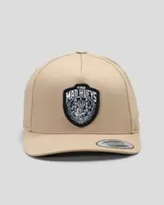 [The Mad Hueys] The Mad Hueys Men's Port Side Ahoy Fkrs Snapback Cap in Tan Brown One Size Tan Brown