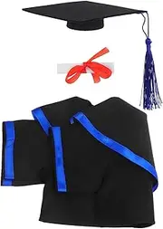 1 Set Doll Graduation Robe Costumes Apparel Stuffed Animals Bear Graduation Costume Doll Graduation Regalia Bear Graduation Dress Graduation Plush Gown Pp Cotton HAWILLOSCH