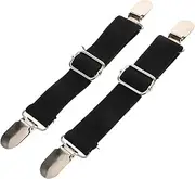 GLEAVI 1pair Adjustable Elastic Boot Straps for Pants Versatile Clips for Motorcycle Riding Outdoor Activities and Everyday Use and Easy to Maintain Leg Straps for Men and Women