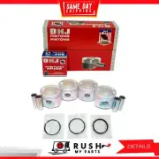 88-97 Piston and Ring Kit For Ford Aspire 1.3L L4 SOHC 8v DNJ PRK415 (for: Ford)