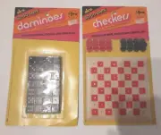 Alco Go-Go Game Dominoes Checkers Home or Travel 1973 Nyman & Son Inc. Classic