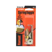 Ramset Plasterboard Spring Toggle Hooks - 2 Pack