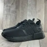 Adidas Originals NMD R1 Running Shoes Sneaker Triple Black Kid's 5.5 I Women's 7