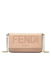 Fendi Wallet on Chain with Pouches in Pink