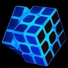 3x3 Blue Fluorescent Speed Cube Glow in Dark Magic