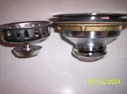 EXTRA HEAVY Chrome Plated Cast Brass Kitchen Sink Strainer! NOS.