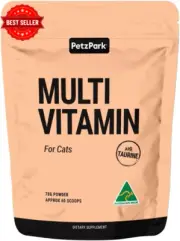 Cat Multivitamin Supplement with Taurine Omega 3 Lysine AU Made Food Topper