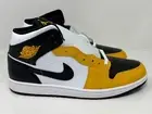 Men’s 11.5 Air Jordan 1 Mid ‘Yellow Ochre’ DQ8426-701 NOBOXLID