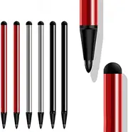 Capacitive/Resistive Phone Touch Screen Stylus Pen, [6 Pack] Stylus/Styli Pen for Apple iPad iPhone Xs Max XR X Samsung Note Smartphones Tablets PC, iPad Pro Tab LG HTC GPS Tomtom PDA