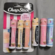 Lot Of 5 - ChapStick Ice Cream Collection ( 3pk + 3 Loose ) Snow Cone