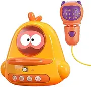 Kids Toy Microphone | Chick Shaped | Cartoon Portable Microphone | Handheld | Kids Karaoke Toy Portable Karaoke Fun ABS for Family Gatherings and Birthdays