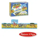 美國瑪莉莎 MELISSA & DOUG 4 合 1 連接式地板拼圖非洲動物96 片