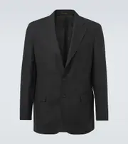 [Rubinacci] Rubinacci Linen blazer AU 102 black