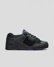 [Globe] Globe Men's Fusion Shoes in Black/Blue/Mosaic Size 09 09 Black/Blue/Mosaic