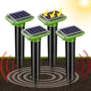 Snake Solar Animal Repellant Ultrasonic Mole Repellent Animal Repeller Outdoor