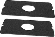 GANAZONO 1 Pair Drift Skateboard Sandpaper Auto Sandpaper Wood Floor Sand Paper Sand Paper for Metal Aluminum Alloy Sander Pad Drift Board Grip Tape Hand Sander for Crafts Corundum Black
