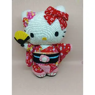 hello kitty 葉朗彩彩和服造型絨毛娃娃