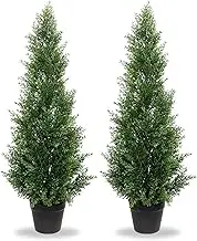 Best Artificial 2 90cm 3ft Cedar Pine Cypress Conifer Trees
