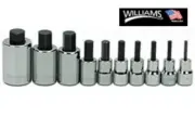 13PC. DEEP SOCKET SET WITH CLIPS & RAIL -WILLIAM USA ITEM NO. 7232064