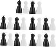 NAMOARLY 40pcs Pieces Checkers Accessories Human Shape Board Game Chessman Board Game Accessories Game Pawns Human Shaped Chessman Chess Accessories Plastic