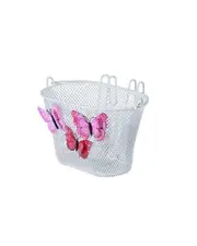 Basil Jasmin Butterfly Kids Basket White