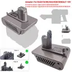 Adapter For Makita Milwaukee Dewalt 18V Battery Convert to Dyson DC31 DC34 DC35