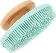 Healeved Ergonomic Bath Brush Portable Shower Brush Soft Silicone Back Scrubber Exfoliating Tool for Body Shower