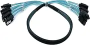 SFF-8087 Cable 50 cm 6X SATA 7 Pin Male to 6X Male Adapter for RAID Hard Drive Motherboard