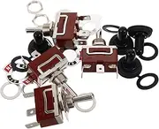 GANAZONO 4 Sets Heavy Duty Pin Off Toggle Switches with Cap for Automotive Use Professional Sturdy Toggle Switch Supplies for Modification Projects