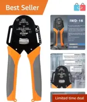 Ergonomic 4 Way Indent Crimper with Adjustable Force for Closed Barrel Terminals