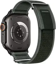 [Aizgalxor] Trail Loop Band Compatible for Apple Watch Ultra 49mm 46mm 45mm 44mm 42mm(Series 3/2/1), Sport Nylon Braided Replacement Strap Compatible with iWatch Ultra 2/Series 10/9/8/7/6/5/4/3/2/1/SE