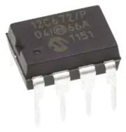 Microchip PIC MICROCONTROLLERS 60Pcs 8bit PIC12C 4MHz 8-Pin PDIP PIC12C672-04I/P