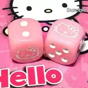 2pcs Hello Kitty Plastic Dice - 2 Die