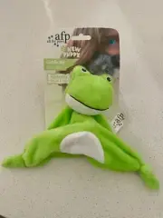 AFP New Puppy Cuddle Me Play & Chase Dog Toy Squeaker