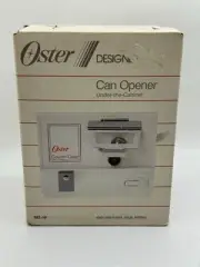 Oster Can Opener 562-18 Under The Cabinet Count-r Clear Jars, Bottles NEW in box