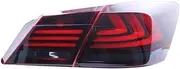 Compatible for Accord Ninth Generation 2013-2017 Car Accessories Animation Trailer Lights Tail Lamp Rear DRL Signal Automotive(Light Red 2PCS)