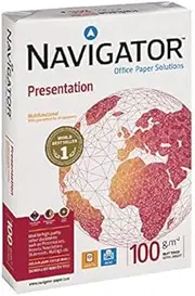 Navigator FSC Presentation Paper, Printer Paper, Copy Paper, Printing Paper, Letter Size Paper A4 100gsm 2,500 Sheets