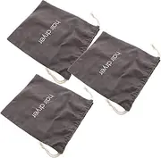 CTIRCHIU Hair Dryer Travel Storage 3pcs Canvas Bag Straightener Travel Pouch Drawstring Hair Dryer Holder