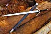 Handmade Stainless Steel The Witcher Sword, Sword of Geralt of Rivia, Feline