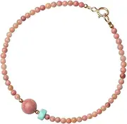 [WBPTP] Handstring,Bracelet beadsNatural Rhodonite Bracelet Bracelet Fortune Love Amulet