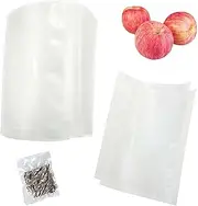 100 PCS 8X12cm Textured Food Vacuum Food Sealer Bags,Vacuum Freezer Storage Bag Thick Embossed Upgrade Seal Precut Bag with All Types Sealer Machines Withstands Freezing Boiling Microwaving