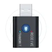 Receptor y transmisor de Audio Bluetooth 5,0, conector auxiliar de 3,5mm