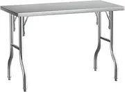 Cefito Stainless Steel Kitchen Benches Work Bench Food Prep Table Foldable 430