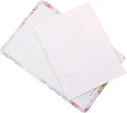 AUTSUPPL Nail Art Printing Plate Nail Stamping Plates Nail Tool Organizer Tray Plate Nail Stamp Tools Nail Painting Tools Nail Image Plate Spring Nail Stamping Plate Pink Stainless Steel