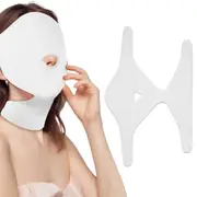Reusable Castor Oil Pack Wrap for Face and Neck Anti-Leak Design