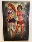 Nathan Szerdy SIGNED Velma & Daphne Art Print Scooby Doo Mystery Machine