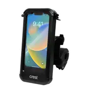 Crest Universal Water Resistant Phone Case Mount for Scooters and Bikes